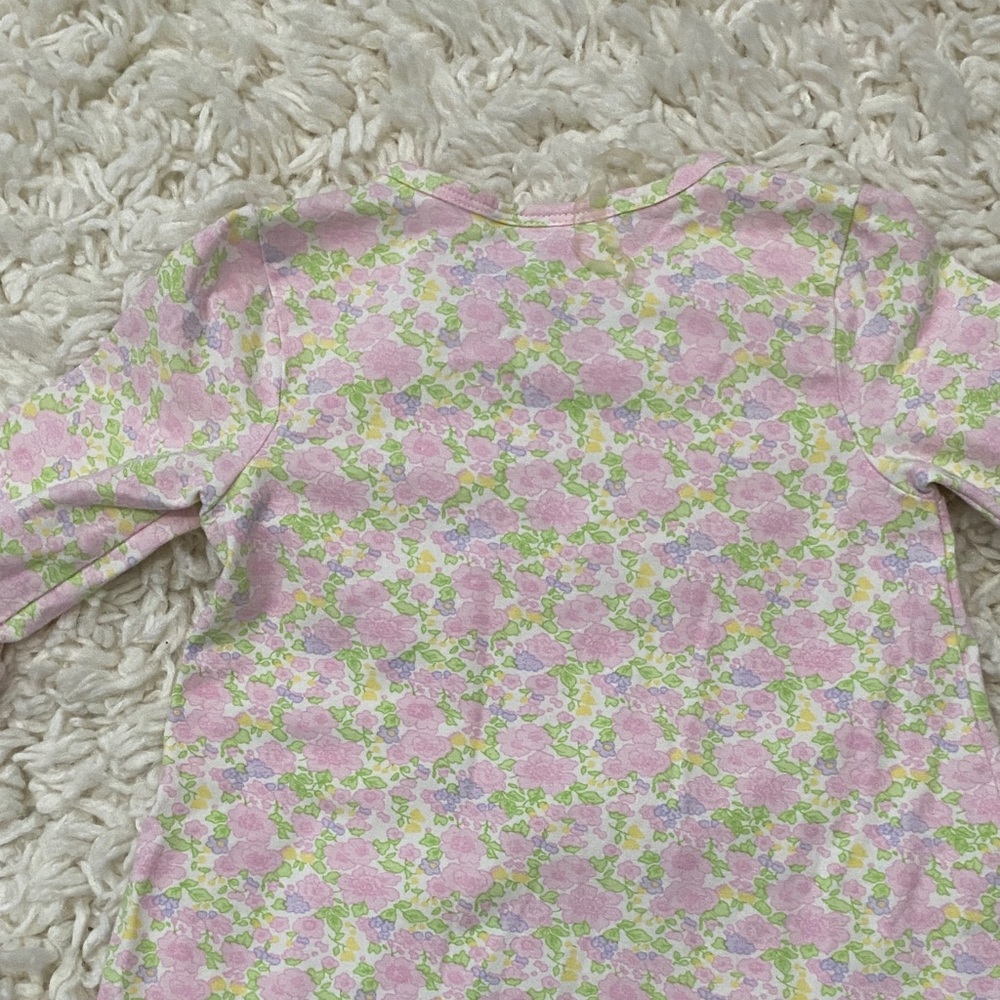 Bonnie Jean girls Sz 3T floral dress featuring a cute bunny ¥ - Picture 10 of 16